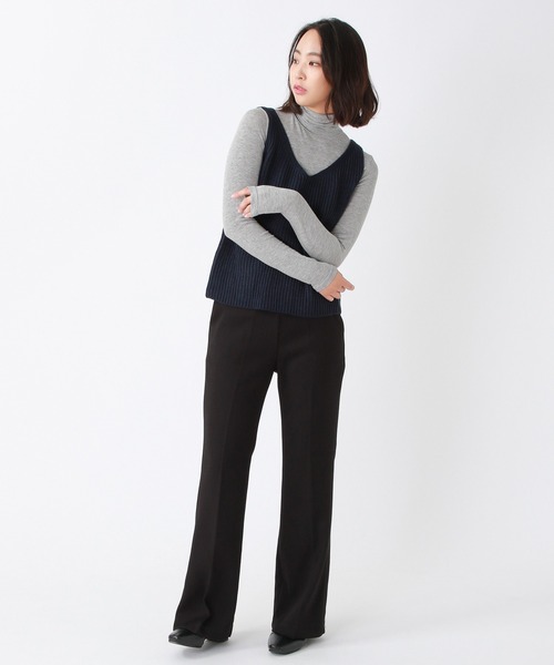 ALAND（エーランド）の「3.3Field Trip／Vネック KNIT VEST　2239058（ベスト・レディース・ネイビー/イエロー/アイボリー・FREE）」の14枚目の写真