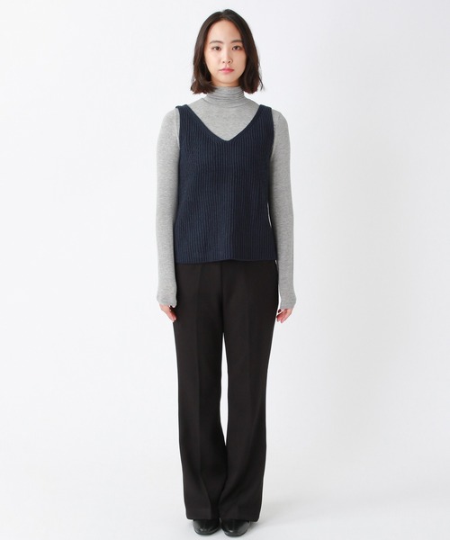 ALAND（エーランド）の「3.3Field Trip／Vネック KNIT VEST　2239058（ベスト・レディース・ネイビー/イエロー/アイボリー・FREE）」の15枚目の写真