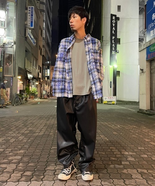 DANKE SCHON（ダンケシェーン）の「DankeSchon/ダンケシェーン/エコレザースラックス（その他パンツ・メンズ・ブラック・SMALL/MEDIUM）」の3枚目の写真