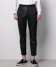 LUSOR | LUSOR（ルーソル）Ecoleather S SLACKS エコレザースリムスラックス(スラックス)