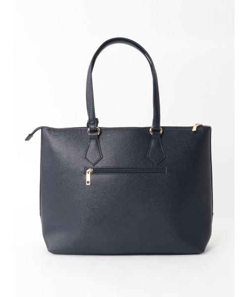 m.f.editorial（エムエフエディトリアル）の「サフィアーノ型押し トートバッグ A4対応（トートバッグ・レディース・ネイビー/グレー・FREE）」の17枚目の写真