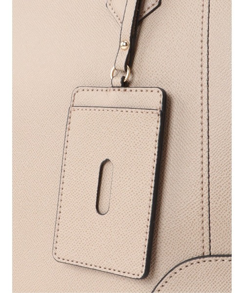 m.f.editorial（エムエフエディトリアル）の「サフィアーノ型押し トートバッグ A4対応（トートバッグ・レディース・ネイビー/グレー・FREE）」の9枚目の写真