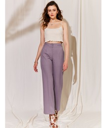 ALEXIA STAM | Center Press Straight Pants/センタープレスストレートパンツ(その他パンツ)