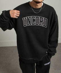 UNCORD | 【UNCORD】90'sルーズシルエット刺繍デザイン裏起毛ヘビーウェイトスウェット【12oz】(スウェット)
