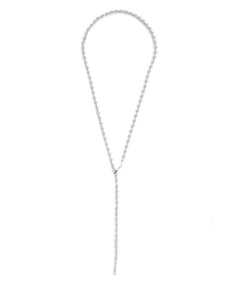 colleca la(コレカラ)の「ボールチェーンロングネックレス(ネックレス・レディース・シルバー/ゴールド・フリ-)」の5枚目の写真