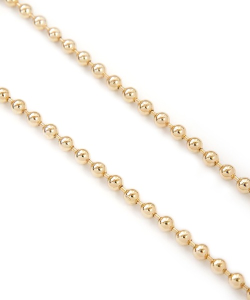 colleca la(コレカラ)の「ボールチェーンロングネックレス(ネックレス・レディース・シルバー/ゴールド・フリ-)」の6枚目の写真