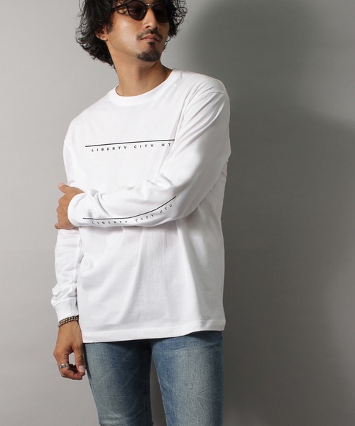 LIBERTY CITY（リバティシティ）の「【LIBERTY CITY/リバティーシティ】 [LIBERTY CITY UTD] ロンT（Tシャツ/カットソー・メンズ・ホワイト/ブラック・2/3/4）」の11枚目の写真