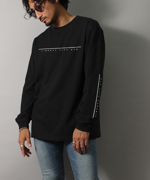 LIBERTY CITY（リバティシティ）の「【LIBERTY CITY/リバティーシティ】 [LIBERTY CITY UTD] ロンT（Tシャツ/カットソー・メンズ・ホワイト/ブラック・2/3/4）」の12枚目の写真