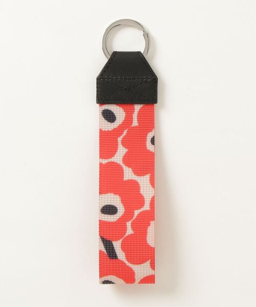marimekko（マリメッコ）の「marimekko JOUKKIO UNIKKO KEY RING マリメッコ ウニッコ キーリング（キーホルダー・レディース・レッド/ブラック・FREE）」の5枚目の写真