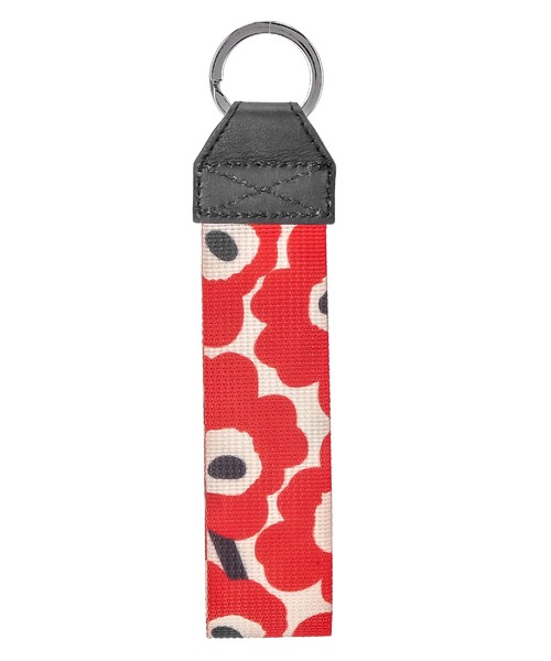 marimekko（マリメッコ）の「marimekko JOUKKIO UNIKKO KEY RING マリメッコ ウニッコ キーリング（キーホルダー・レディース・レッド/ブラック・FREE）」の3枚目の写真