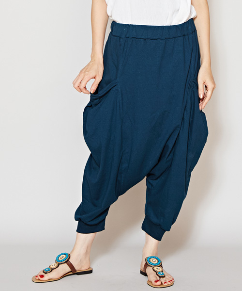 チャイハネ(チャイハネ)の「【チャイハネ】ジャンボポケットサルエルパンツ(その他パンツ・レディース・パープル/ブラック/ターコイズブルー・FREE)」の3枚目の写真