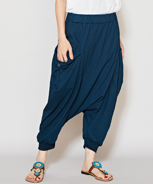 チャイハネ(チャイハネ)の「【チャイハネ】ジャンボポケットサルエルパンツ(その他パンツ・レディース・パープル/ブラック/ターコイズブルー・FREE)」の18枚目の写真