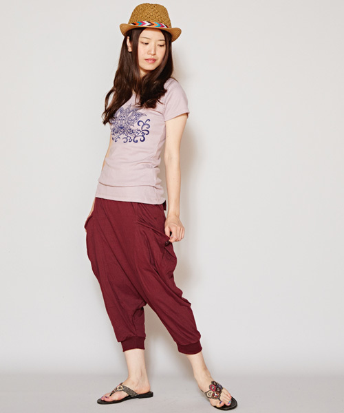 チャイハネ(チャイハネ)の「【チャイハネ】ジャンボポケットサルエルパンツ(その他パンツ・レディース・パープル/ブラック/ターコイズブルー・FREE)」の11枚目の写真