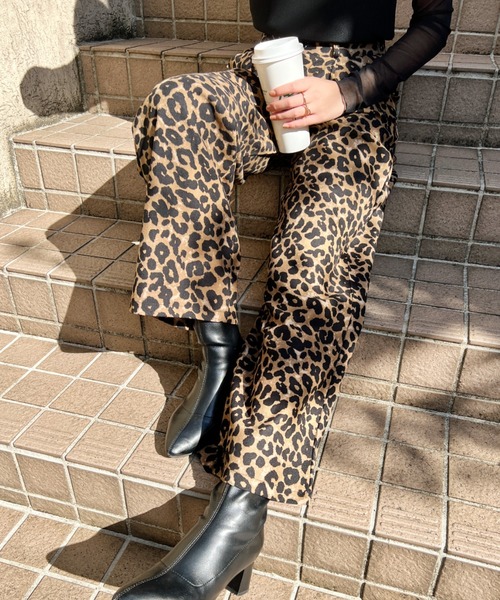 H.Warren(エイチウォーレン)の「レオパードワイドパンツ(その他パンツ・レディース・ブラウン・FREE)」の16枚目の写真