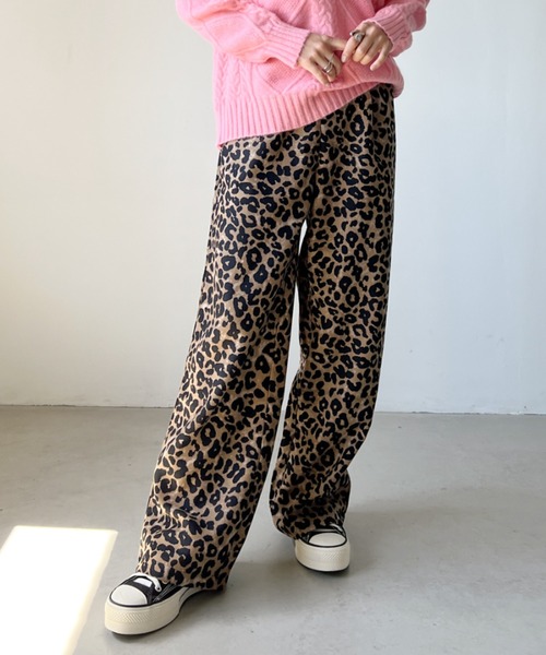 H.Warren(エイチウォーレン)の「レオパードワイドパンツ(その他パンツ・レディース・ブラウン・FREE)」の12枚目の写真