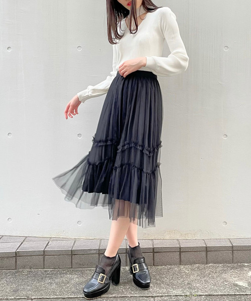 titty＆Co. PETIT（ティティアンドコープティ）の「【titty&Co.PETIT】リバーシブルプリーツスカート（スカート・レディース・ホワイト/ブラック/ブラウン・FREE）」の11枚目の写真