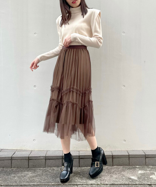 titty＆Co. PETIT（ティティアンドコープティ）の「【titty&Co.PETIT】リバーシブルプリーツスカート（スカート・レディース・ホワイト/ブラック/ブラウン・FREE）」の16枚目の写真