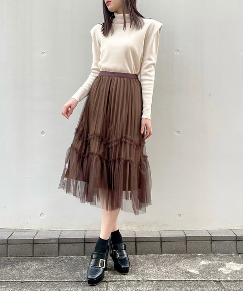 titty＆Co. PETIT（ティティアンドコープティ）の「【titty&Co.PETIT】リバーシブルプリーツスカート（スカート・レディース・ホワイト/ブラック/ブラウン・FREE）」の18枚目の写真