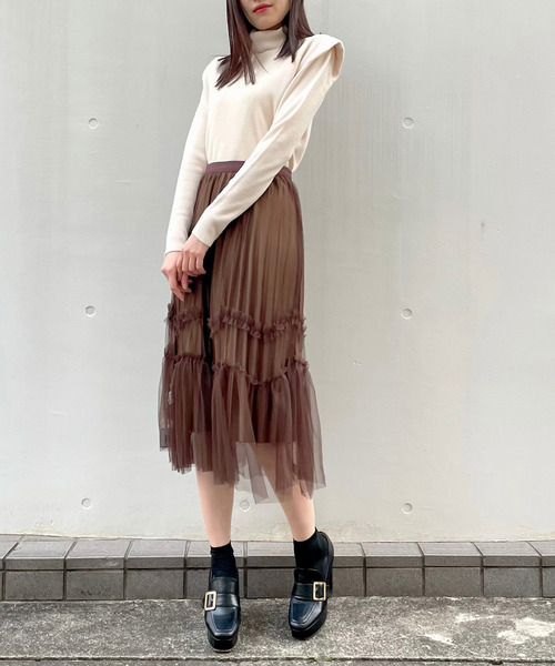 titty＆Co. PETIT（ティティアンドコープティ）の「【titty&Co.PETIT】リバーシブルプリーツスカート（スカート・レディース・ホワイト/ブラック/ブラウン・FREE）」の19枚目の写真