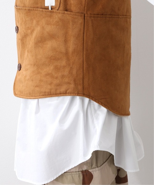 JOURNAL STANDARD relume SELECT（ジャーナルスタンダードレリュームセレクト）の「【迷迭香/マンネンロウ】VEGAN SUEDE Hervest ベスト（ベスト・メンズ・ブラック/キャメル・2/3）」の20枚目の写真