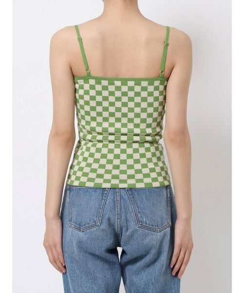 jouetie(ジュエティ)の「パターンサマーニットキャミソール(キャミソール・レディース・ブラック/オレンジ/グリーン/パープル・MEDIUM)」の22枚目の写真