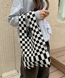 yuue' ( wear ) | フラッガーチェック サブバッグ(エコバッグ/サブバッグ)