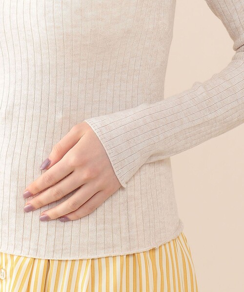 DEICY（デイシー）の「ストライプスカートセットニット（ワンピース・レディース・イエロー/ブラウン・FREE）」の18枚目の写真