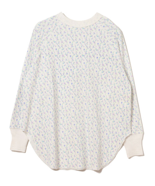 BEAMS BOY(ビームスボーイ)の「BEAMS BOY / フラワー ハニカム ロングスリーブ(Tシャツ/カットソー・レディース・オフホワイト/サックスブルー・FREE)」の19枚目の写真