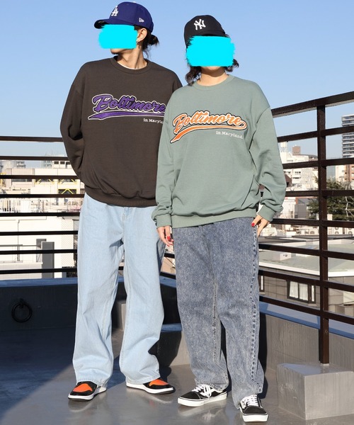 8(eight)(エイト)の「極太ワイドデニムストレートパンツ(デニムパンツ・メンズ・ブラック/ネイビー/サックスブルー/ブルー・MEDIUM/LARGE)」の13枚目の写真