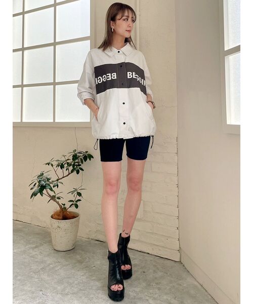 GYDA（ジェイダ）の「BEGGIN SWITCHING ジャケット（ブルゾン・レディース・ベージュ/オフホワイト/その他1・FREE）」の12枚目の写真