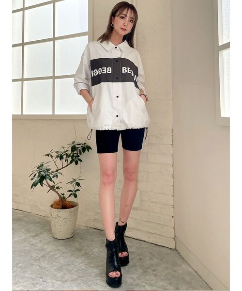 GYDA（ジェイダ）の「BEGGIN SWITCHING ジャケット（ブルゾン・レディース・ベージュ/オフホワイト/その他1・FREE）」の10枚目の写真