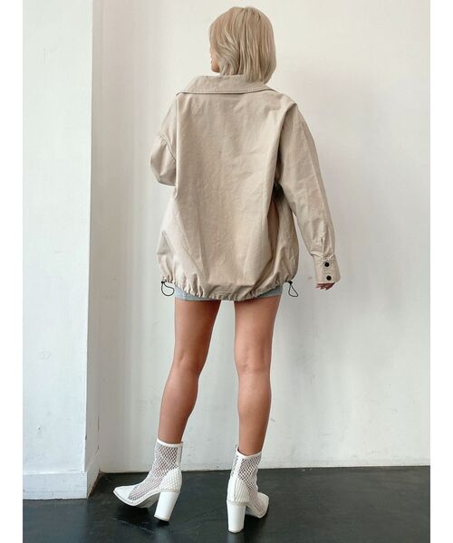 GYDA（ジェイダ）の「BEGGIN SWITCHING ジャケット（ブルゾン・レディース・ベージュ/オフホワイト/その他1・FREE）」の15枚目の写真