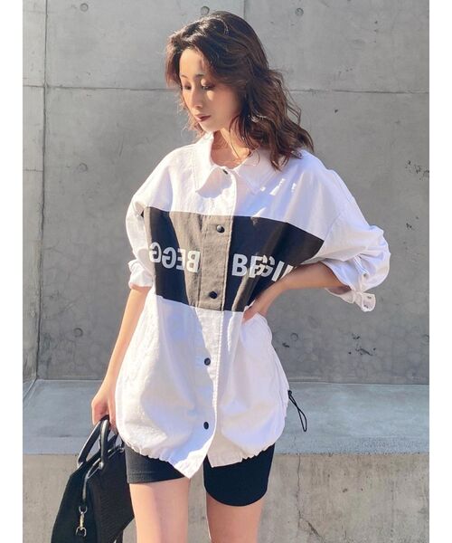 GYDA（ジェイダ）の「BEGGIN SWITCHING ジャケット（ブルゾン・レディース・ベージュ/オフホワイト/その他1・FREE）」の16枚目の写真