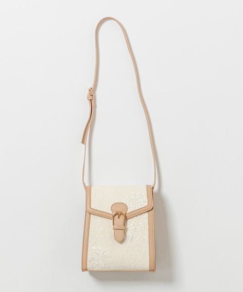 OLIVE des OLIVE（オリーブデオリーブ）の「【WEB限定カラー有】トリミングショルダーバッグ（ショルダーバッグ・レディース・ブラック/アイボリー/ライトベージュ/ダークベージュ・FREE）」の21枚目の写真