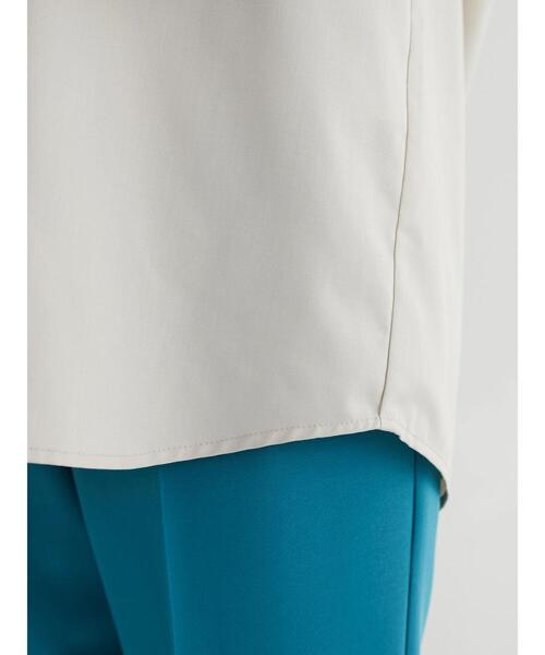 Green　Parks（グリーンパークス）の「ビエラフード付チュニック＊＊（シャツ/ブラウス・レディース・ブルー/ライトベージュ・FREE）」の11枚目の写真