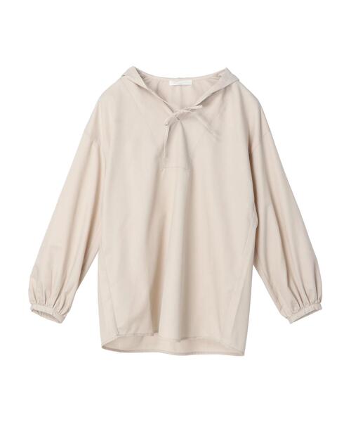 Green　Parks（グリーンパークス）の「ビエラフード付チュニック＊＊（シャツ/ブラウス・レディース・ブルー/ライトベージュ・FREE）」の22枚目の写真