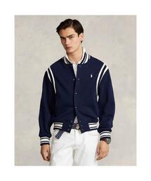 【美品】POLO RALPHLAUREN スタジャン ネイビー/ホワイト POLO RALPH LAUREN メンズスタジャン（色：ネイビー系）｜コート