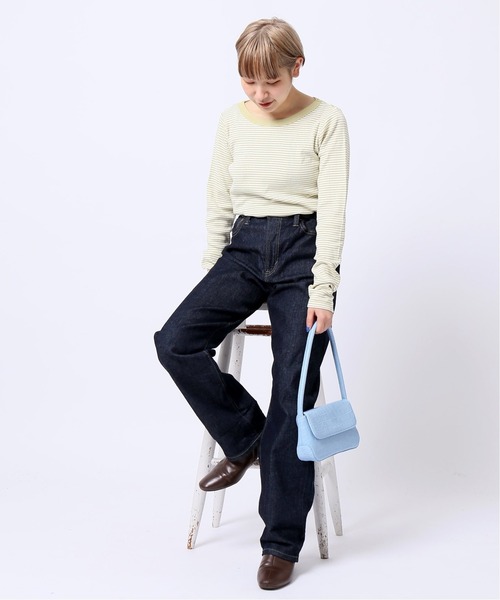 MILLER(ミラー)の「【MILLER/ミラー】ロングスリーブTシャツ(Tシャツ/カットソー・レディース・グレー/ネイビー/オレンジ/イエロー・FREE)」の14枚目の写真