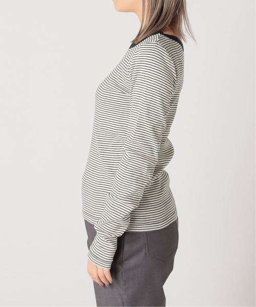 MILLER(ミラー)の「【MILLER/ミラー】ロングスリーブTシャツ(Tシャツ/カットソー・レディース・グレー/ネイビー/オレンジ/イエロー・FREE)」の6枚目の写真