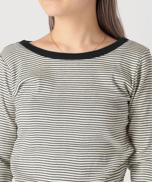 MILLER(ミラー)の「【MILLER/ミラー】ロングスリーブTシャツ(Tシャツ/カットソー・レディース・グレー/ネイビー/オレンジ/イエロー・FREE)」の15枚目の写真