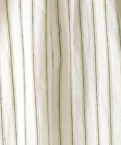 niko and...（ニコアンド）の「リネンリヨセルストライプワンピース（ワンピース・レディース・ピンク/イエロー/ブルー・MEDIUM/LARGE）」の8枚目の写真