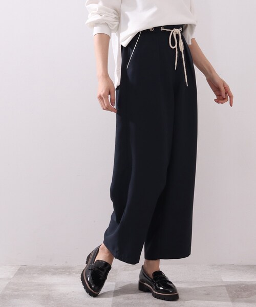 DRESKIP(ドレスキップ)の「◆紐ベルト付きタックストレ-トパンツ(その他パンツ・レディース・ライトグリーン/ライトブルー/ネイビー・02/03/04)」の19枚目の写真