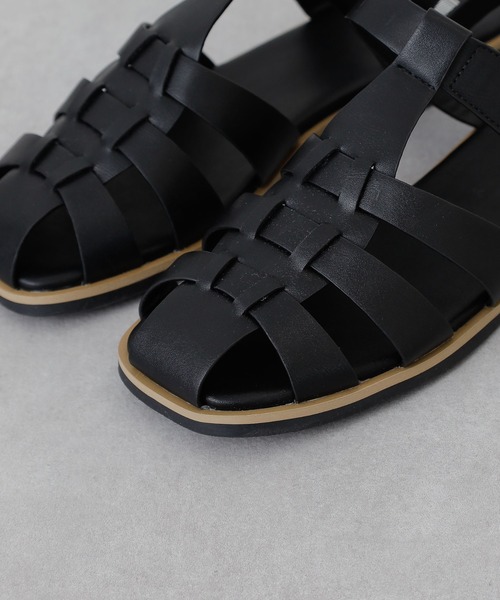 COLONY 2139（コロニートゥーワンスリーナイン）の「グルカフラットサンダル（サンダル・レディース・ブラック・24.5/22.5/23.5）」の6枚目の写真