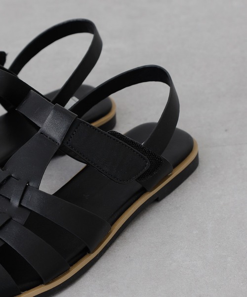 COLONY 2139（コロニートゥーワンスリーナイン）の「グルカフラットサンダル（サンダル・レディース・ブラック・24.5/22.5/23.5）」の12枚目の写真