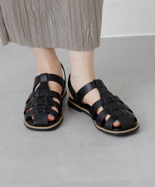 COLONY 2139（コロニートゥーワンスリーナイン）の「グルカフラットサンダル（サンダル・レディース・ブラック・24.5/22.5/23.5）」の9枚目の写真