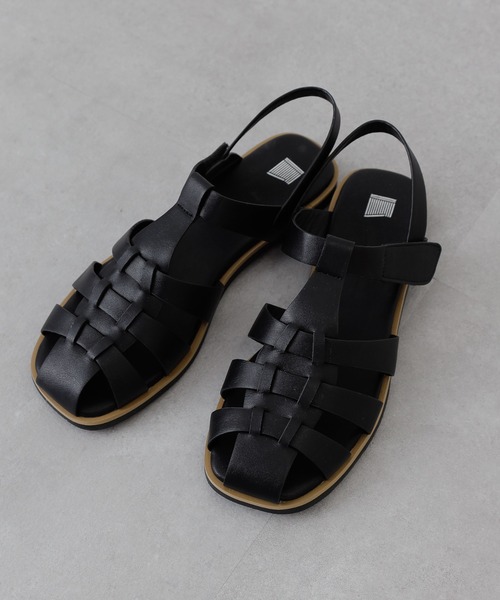 COLONY 2139（コロニートゥーワンスリーナイン）の「グルカフラットサンダル（サンダル・レディース・ブラック・24.5/22.5/23.5）」の15枚目の写真