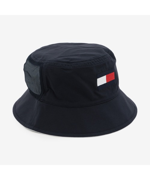 TOMMY HILFIGER（トミーヒルフィガー）の「リバーシブルバケットハット（ハット・キッズ・ネイビー・SMALL/LARGE）」の3枚目の写真