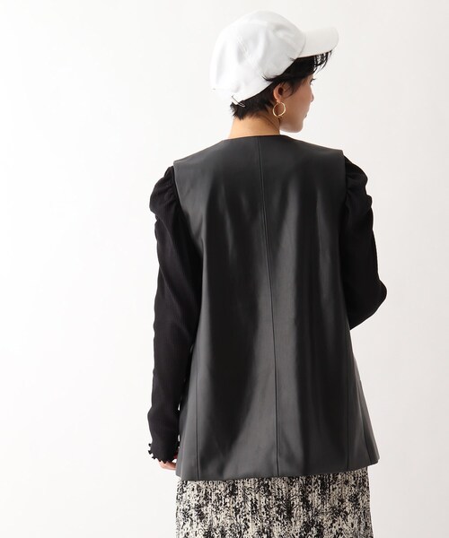 OPAQUE.CLIP ノーカラージャケット ブラック・ホワイト 公式】OPAQUE.CLIP（オペークドットクリップ）の通販 | ノー