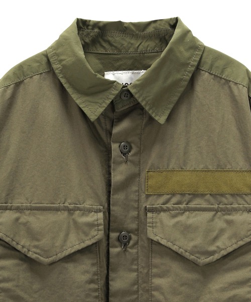 ZUCCa(ズッカ)の「ミリタリー/シャツジャケット(ミリタリージャケット・レディース・カーキ/ブラック・M size)」の9枚目の写真
