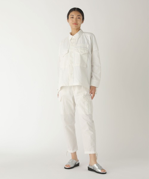 ZUCCa(ズッカ)の「ミリタリー/シャツジャケット(ミリタリージャケット・レディース・カーキ/ブラック・M size)」の15枚目の写真